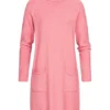 Seventyseven Lifestyle Damen Rollkragen Kleid Mit 2 Taschen Pink -Diven Art Verkäufe 22106519