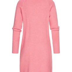 Seventyseven Lifestyle Damen Rollkragen Kleid Mit 2 Taschen Pink -Diven Art Verkäufe 22106519 2