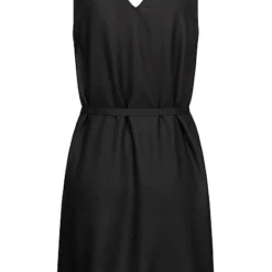 Vero Moda Damen NOOS Viskose Kleid M. V-Neck U. Bindedetail Schwarz -Diven Art Verkäufe 23020267 2