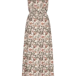 Cloud5ive Damen Viskose Maxi-Kleid Mit All Over Flower Print Weiss -Diven Art Verkäufe 23036647 2