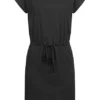 ONLY Damen NOOS Kurzarm Kleid Mit Bindedetail Schwarz -Diven Art Verkäufe 23040001